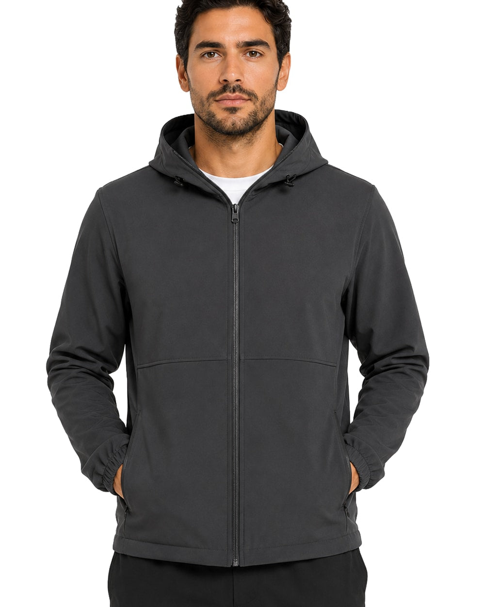 Men’s Hooded Softshell Jacket #K04