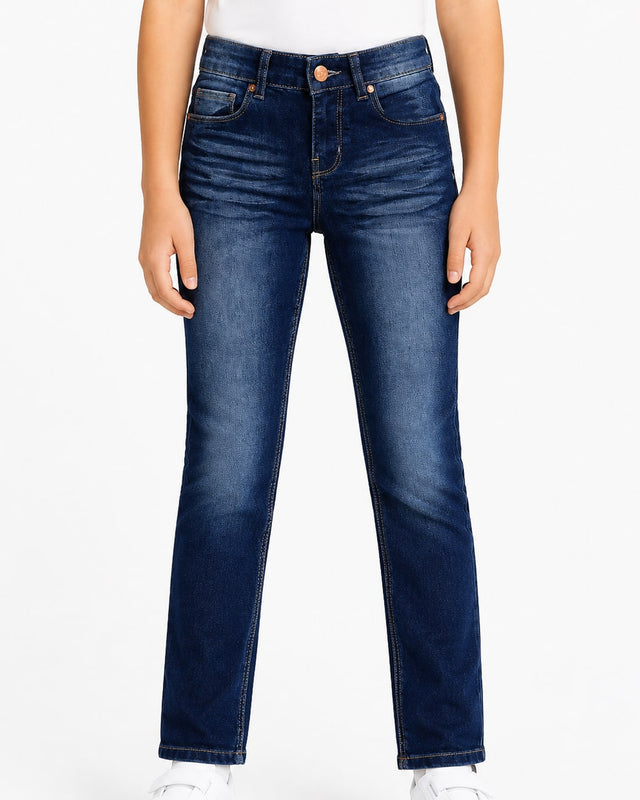 Girls' Faded Skinny Jeans #01