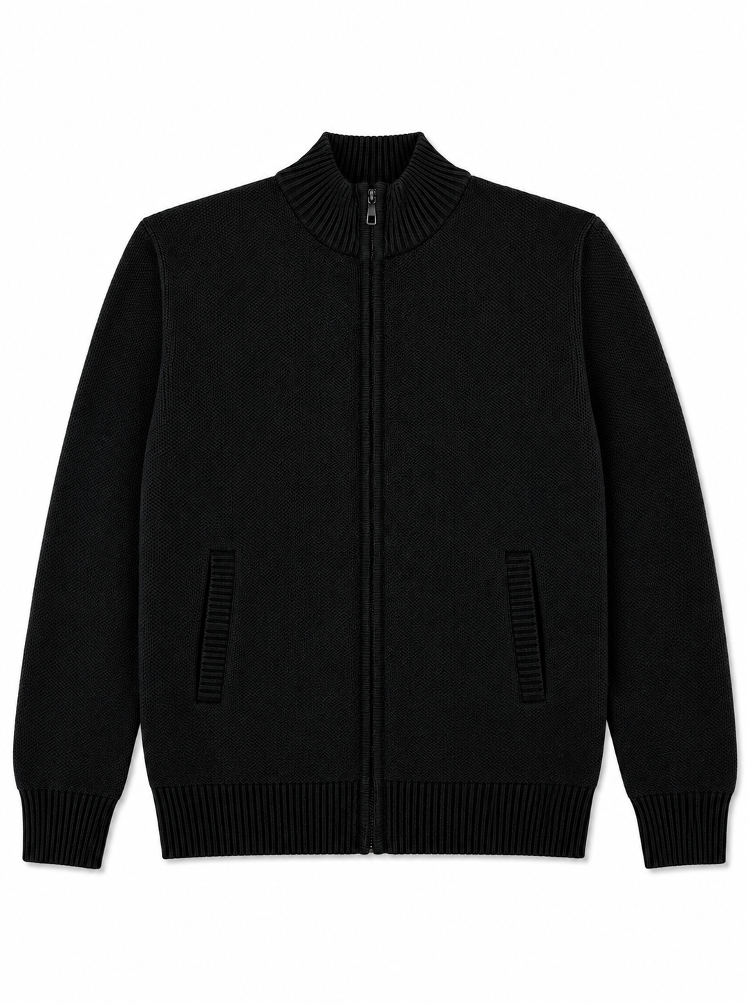 Men's Zip Up Bonded Sweater #RX6W20X