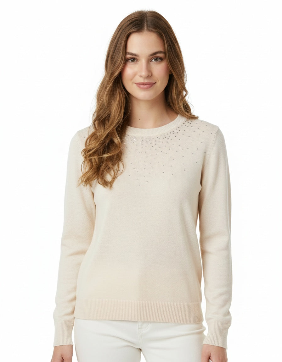 Crewneck Sparkle Sweater