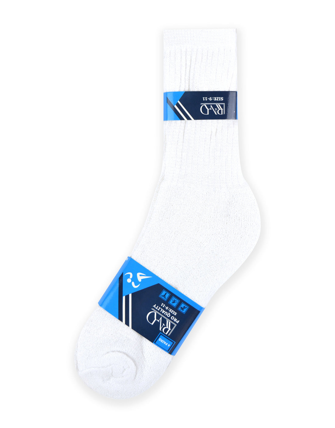 Crew White Cotton Socks (Dozen)