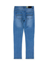Boys' Faded Skinny Jeans #302 Light Wash