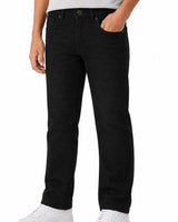 Boys' Faded Skinny Jeans #304 Black