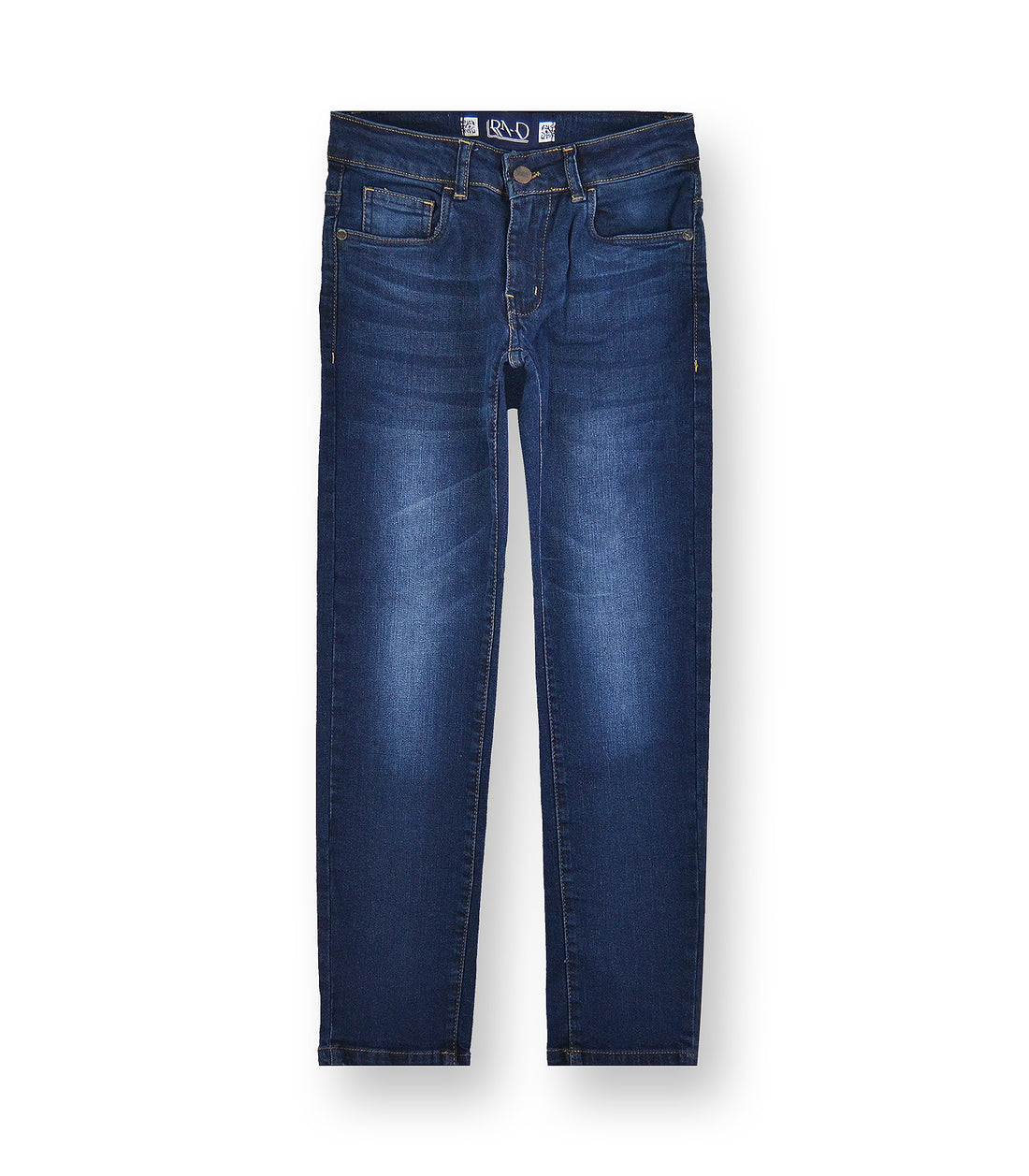 Boys' Faded Skinny Jeans #07 Dark Indigo