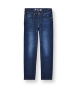 Boys' Faded Skinny Jeans #07 Dark Indigo