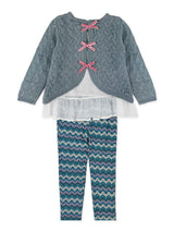 Girls' 2PC Sweater & Leggings Set #1903