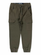 Boys’ Cotton Twill Cargo Jogger Pants #800