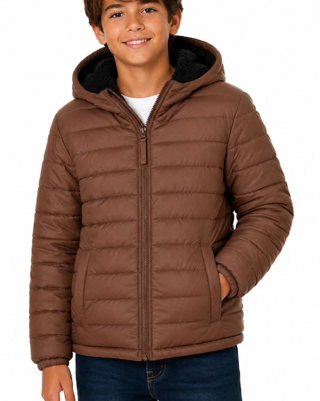 Boys' Reversible Jacket With Sherpa Lining #25