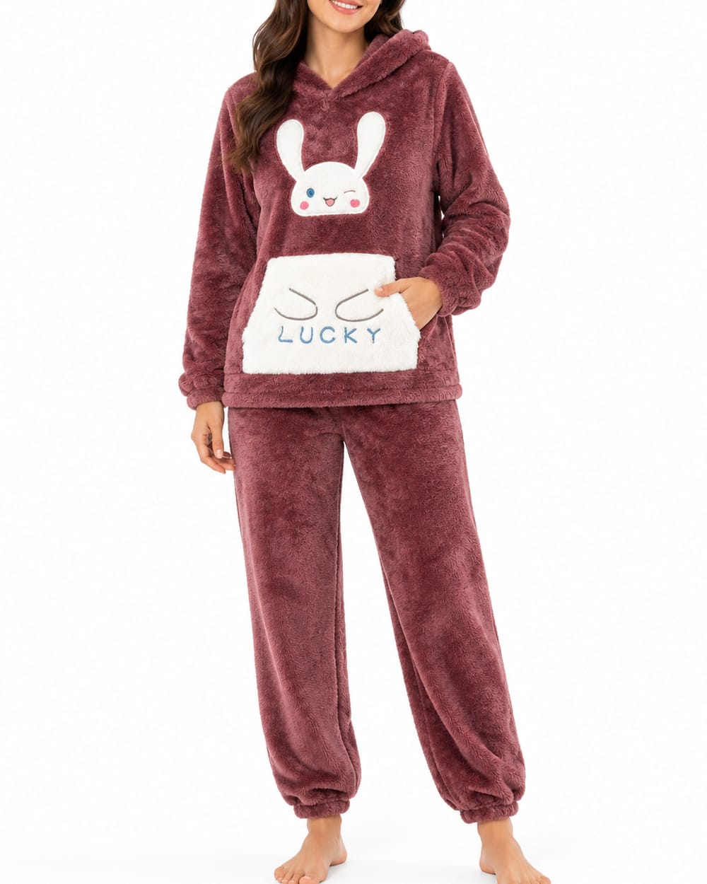 Women's Micro Polar Fleece 2PC Set #714