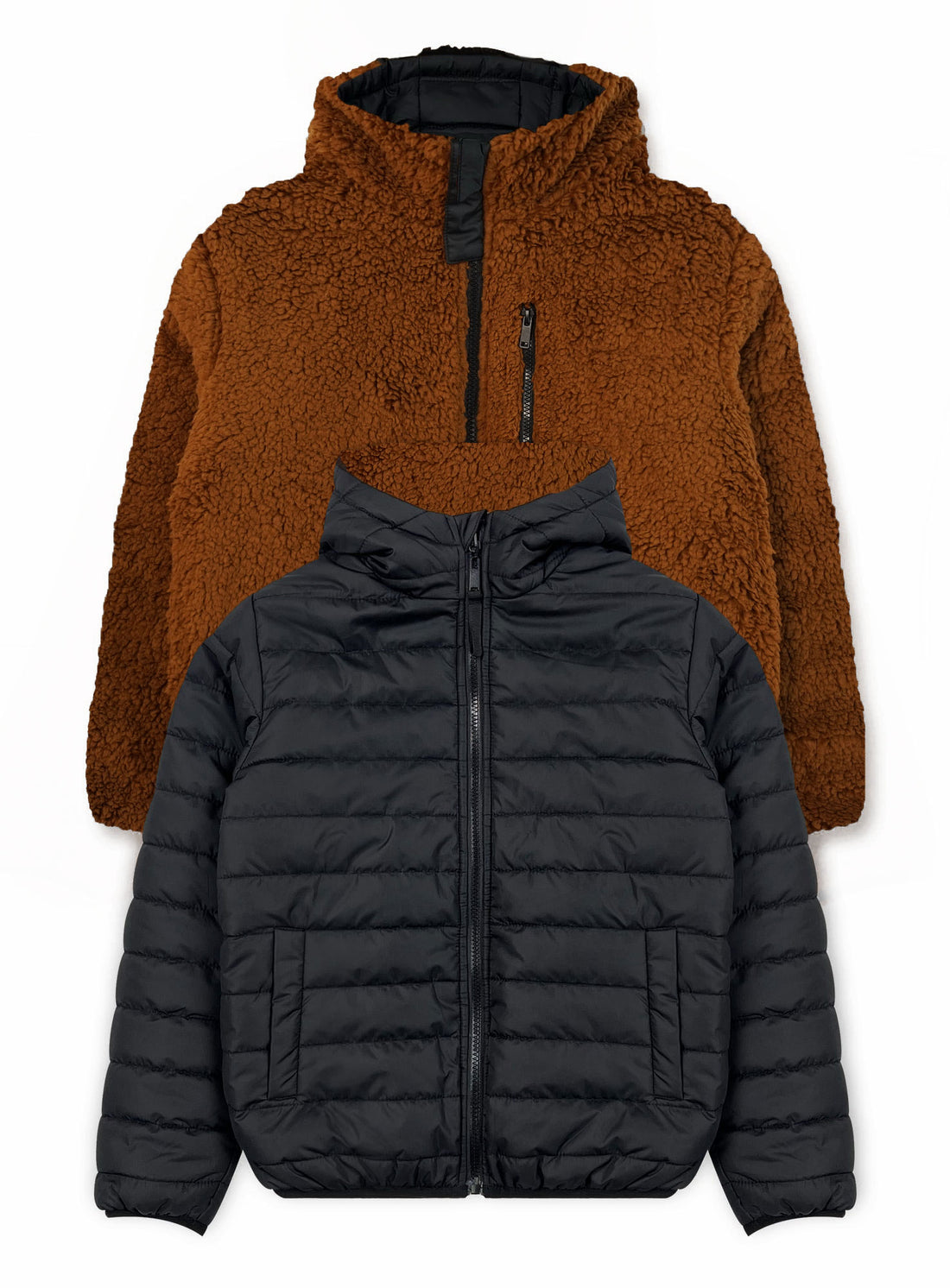 Boys' Reversible Jacket With Sherpa Lining #25