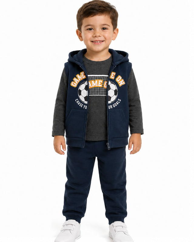 Boys' 3PC Fleece Set #T12