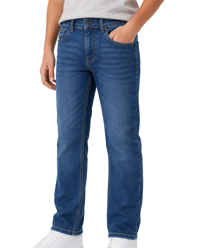 Boys' Straight Fit Jean #102 Classic Medium Blue