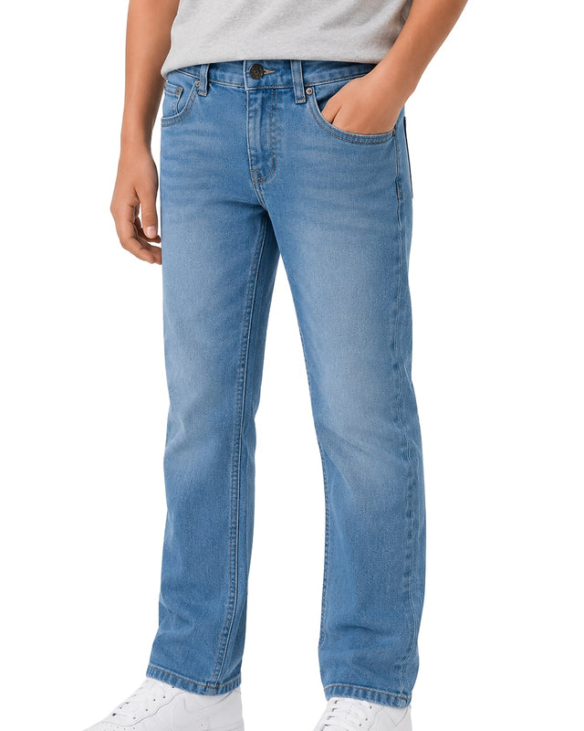 Boys' Straight Fit Jean #103 Vintage Light Blue