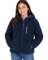 Girls' Reversible Jacket With Sherpa Lining #97-26