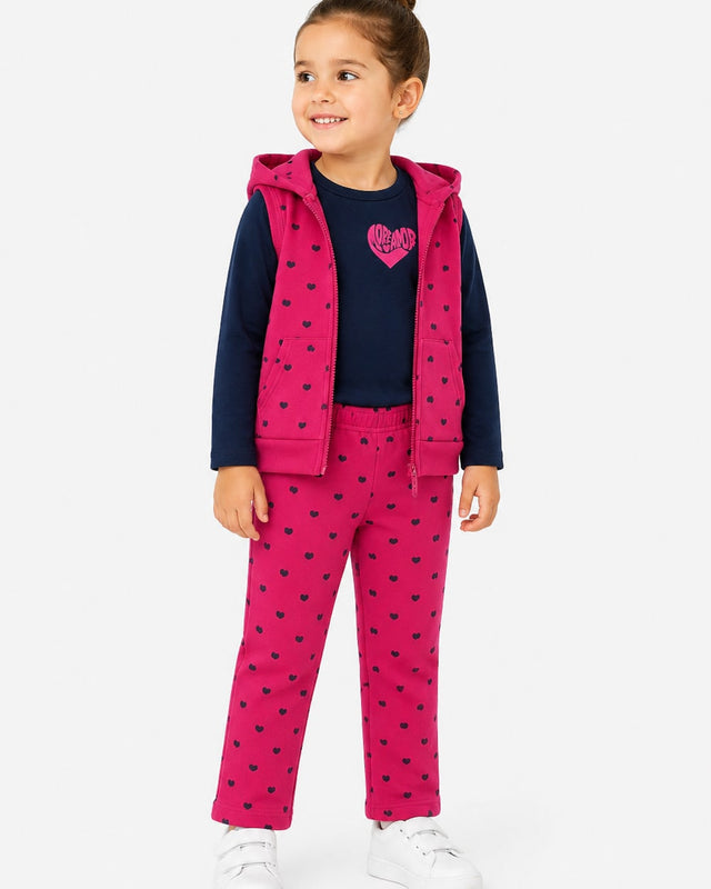 Girls' 3PC Fleece Set #T16