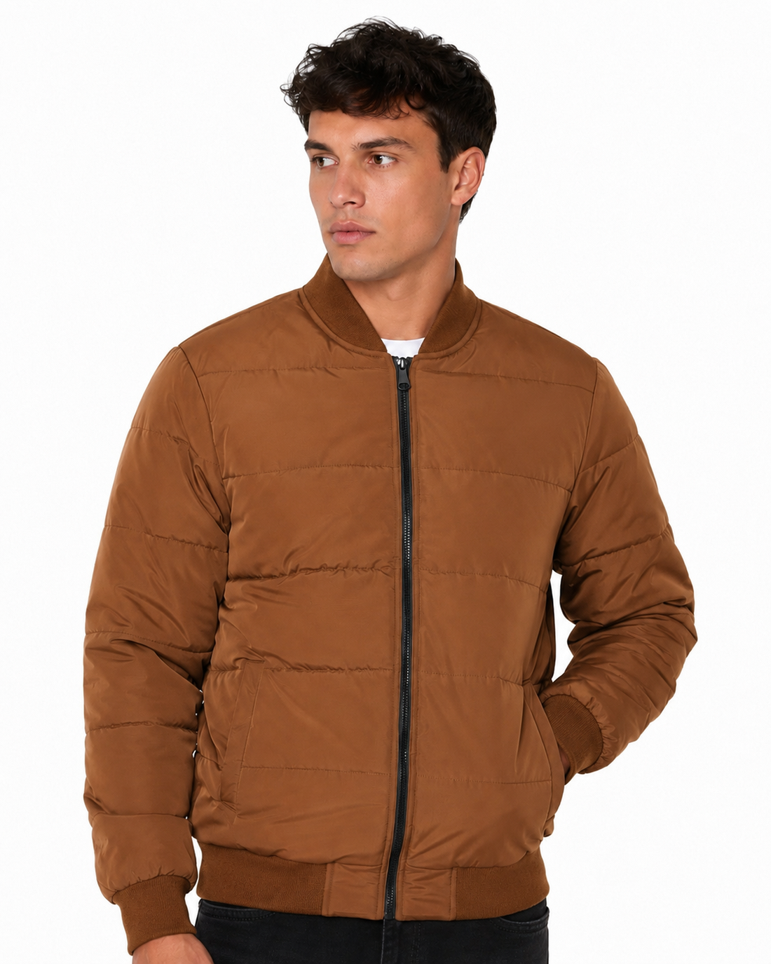 Men's Padded Bomber Jacket #J15
