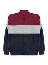 Men's Striped Bonded Sweater #09