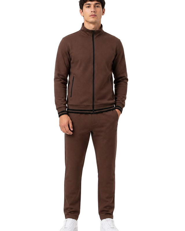 Full-Zip Mock-Neck Track Jacket #T17