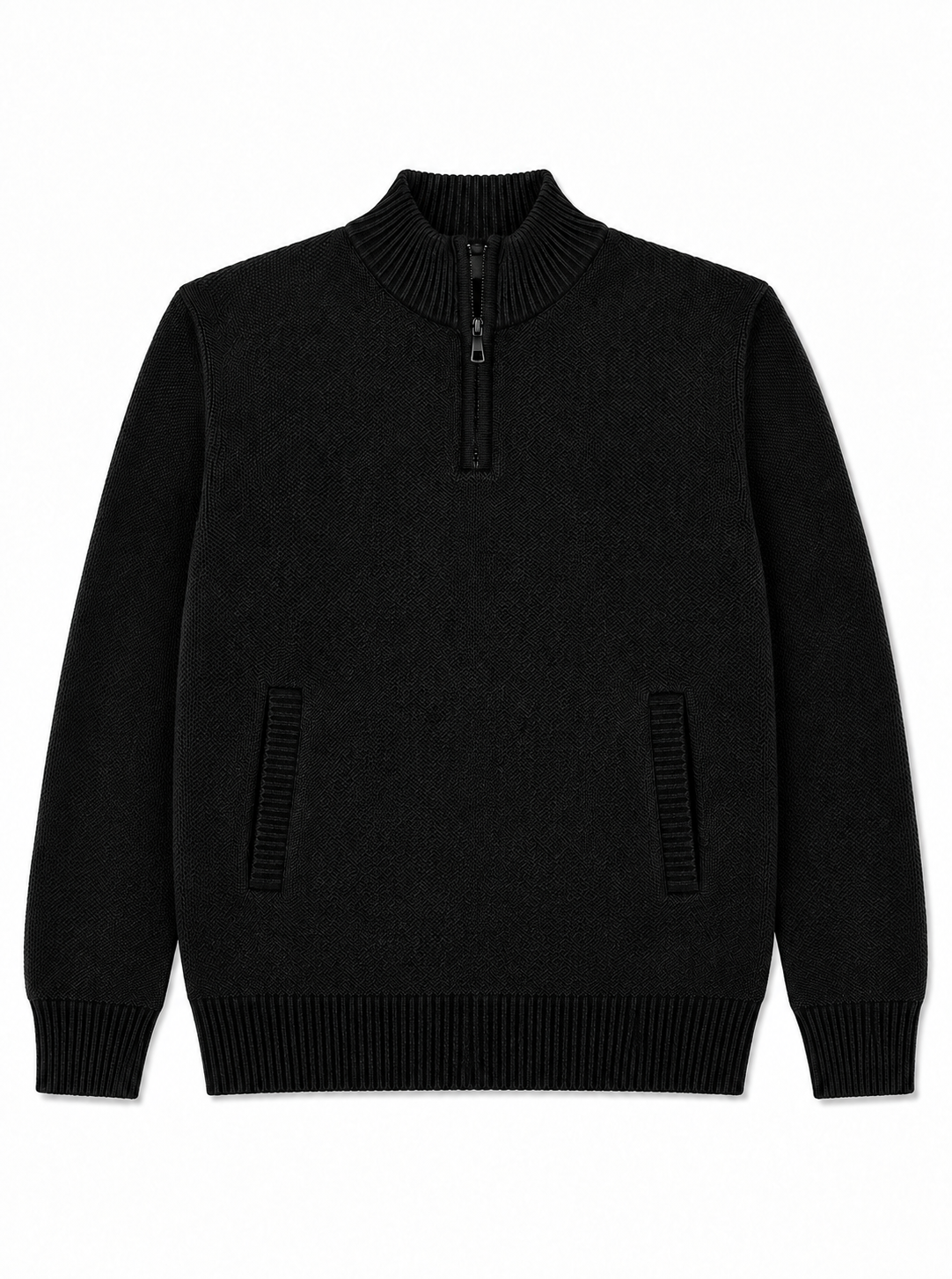 Men's Quarter Zip Bonded Sweater #RX6W20X