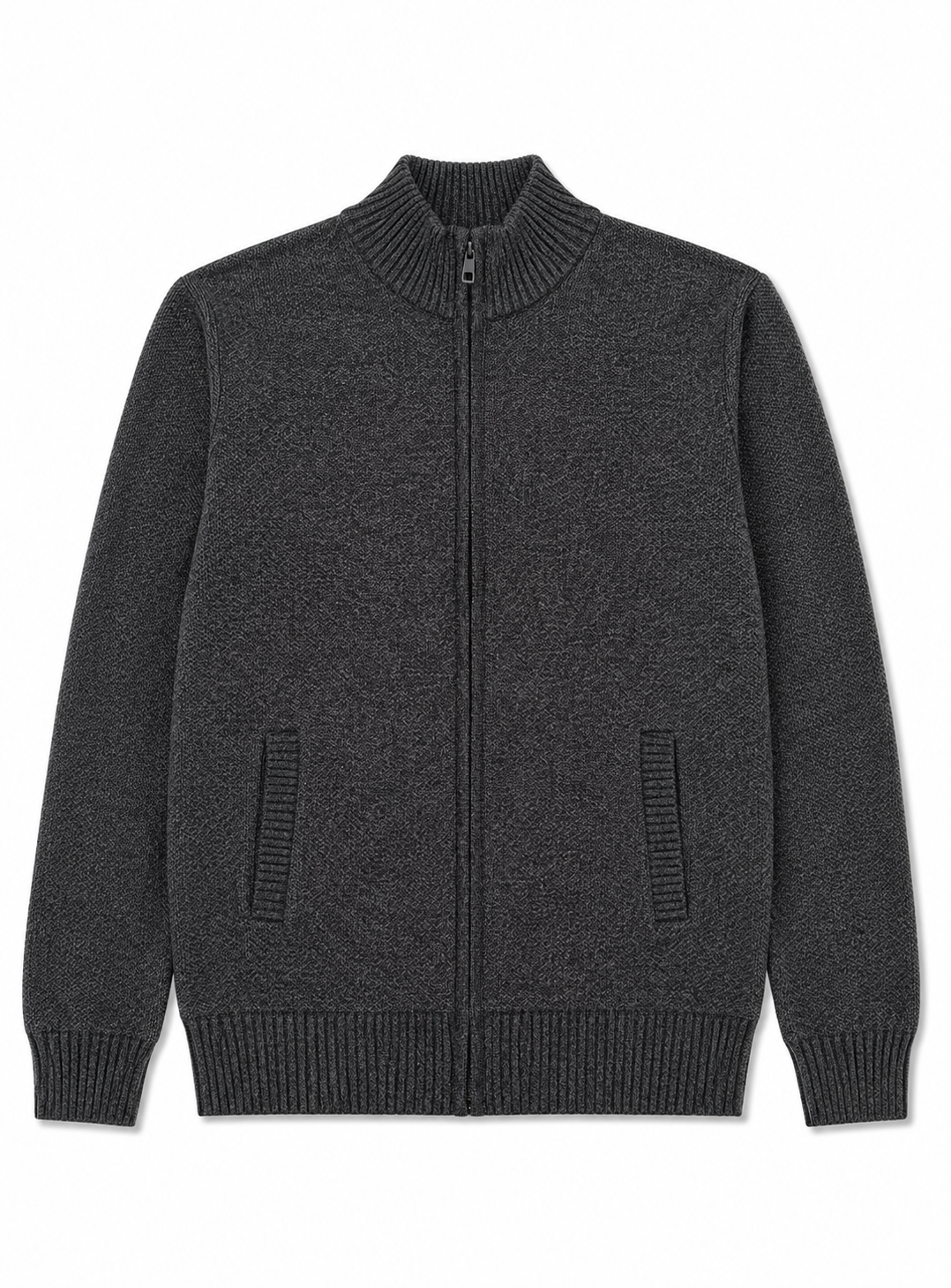 Men's Zip Up Bonded Sweater #RX6W20X