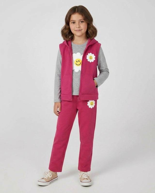 Girls' 3PC Fleece Set #T05