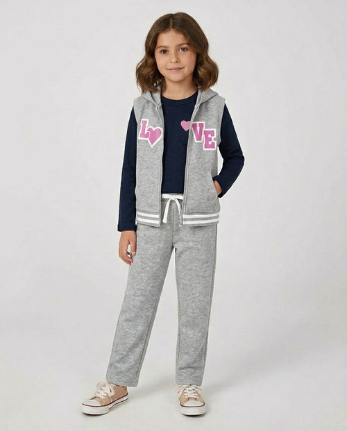 Girls' 3PC Fleece Set #T04