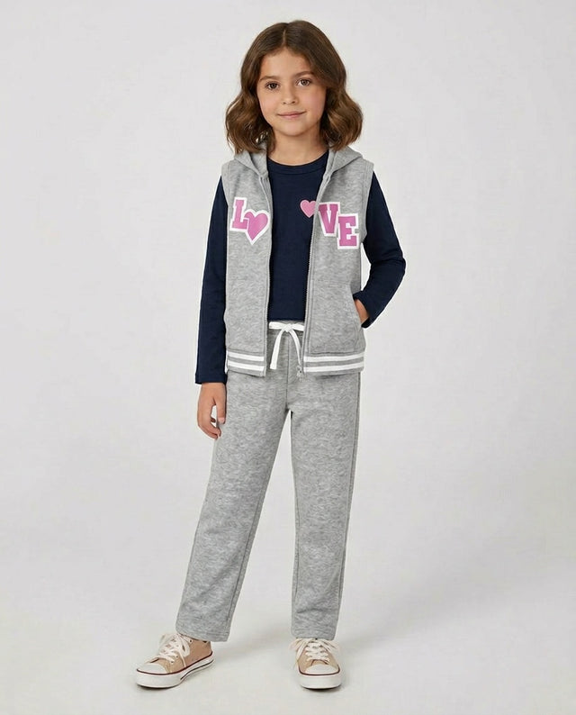 Girls' 3PC Fleece Set #T04