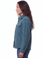 Women’s Sherpa Fleece Shacket #09