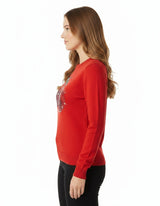 Cherry Sweater Top