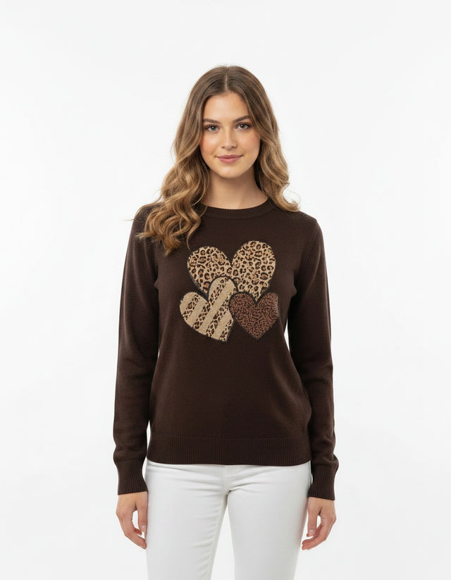 Crewneck Heart Sweater