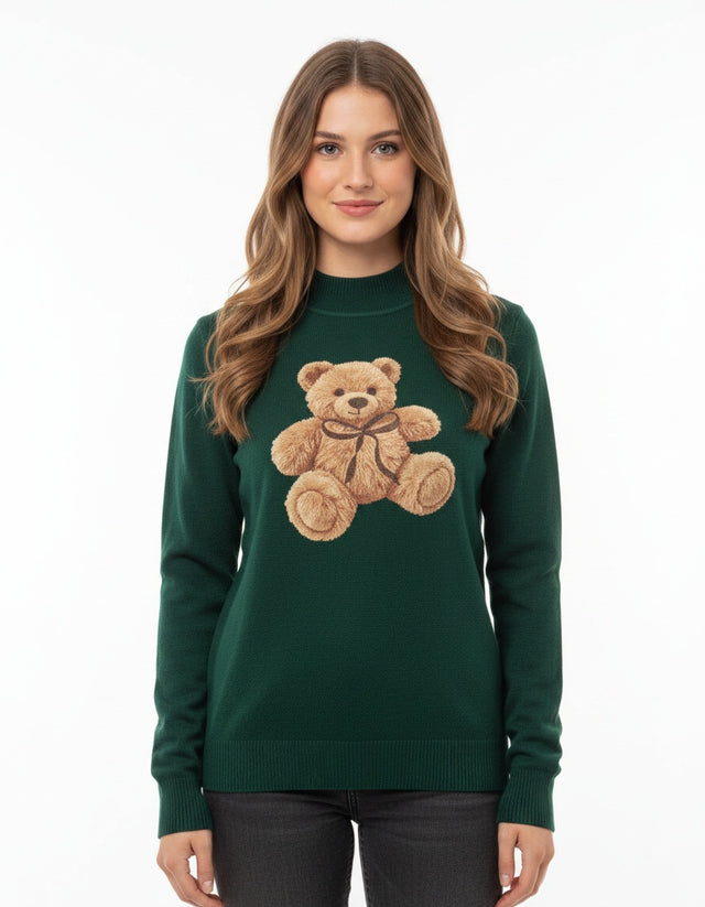 Crewneck Bear Sweater