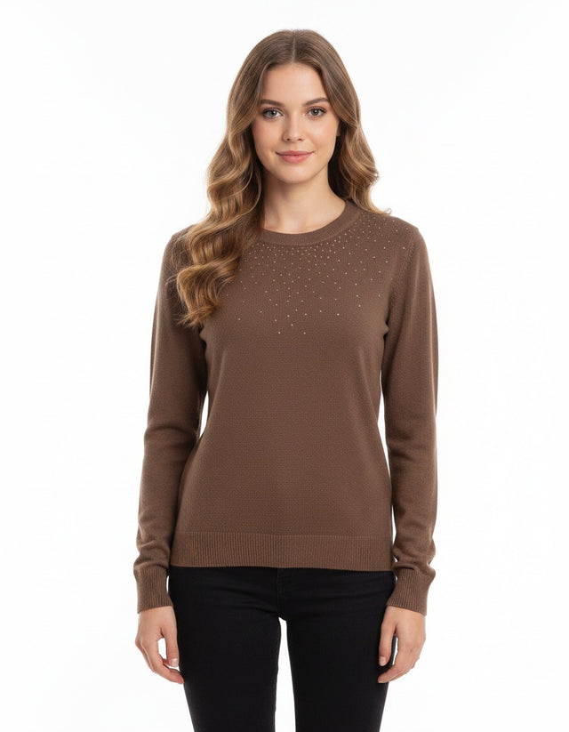 Crewneck Sparkle Sweater