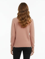 Mock Neck Pearl Sweater