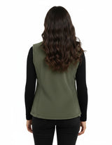 Fleece Vest With Sherpa Lining