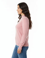 Plain Sweater Mock Neck