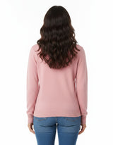 Plain Sweater Mock Neck