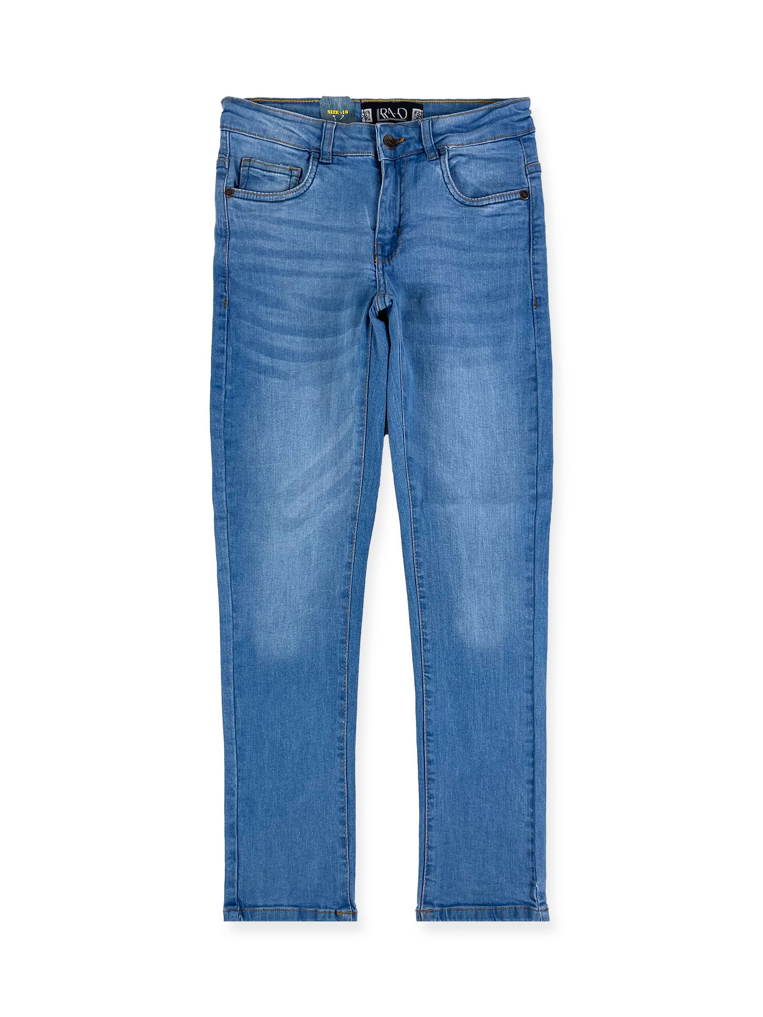 Wholesale Boys' Faded Skinny Jeans #302 Light Wash